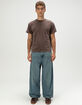RSQ Mens Washed Shrunken Tee image number 6