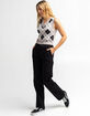 SAY WHAT Womens Gray Combo Argyle V Neck Vest image number 4