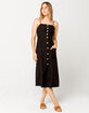 PATRONS OF PEACE Button Front Midi Dress image number 1
