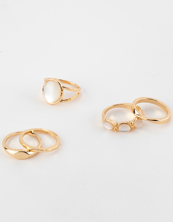 FULL TILT 5 Pack Crystal Ring Set Primary Image