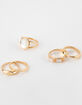 FULL TILT 5 Pack Crystal Ring Set image number 1