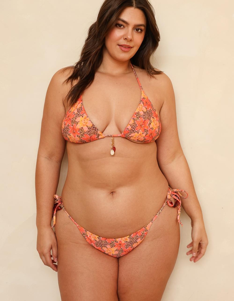 DIPPIN' DAISY'S Palm Triangle Bikini Top image number 4