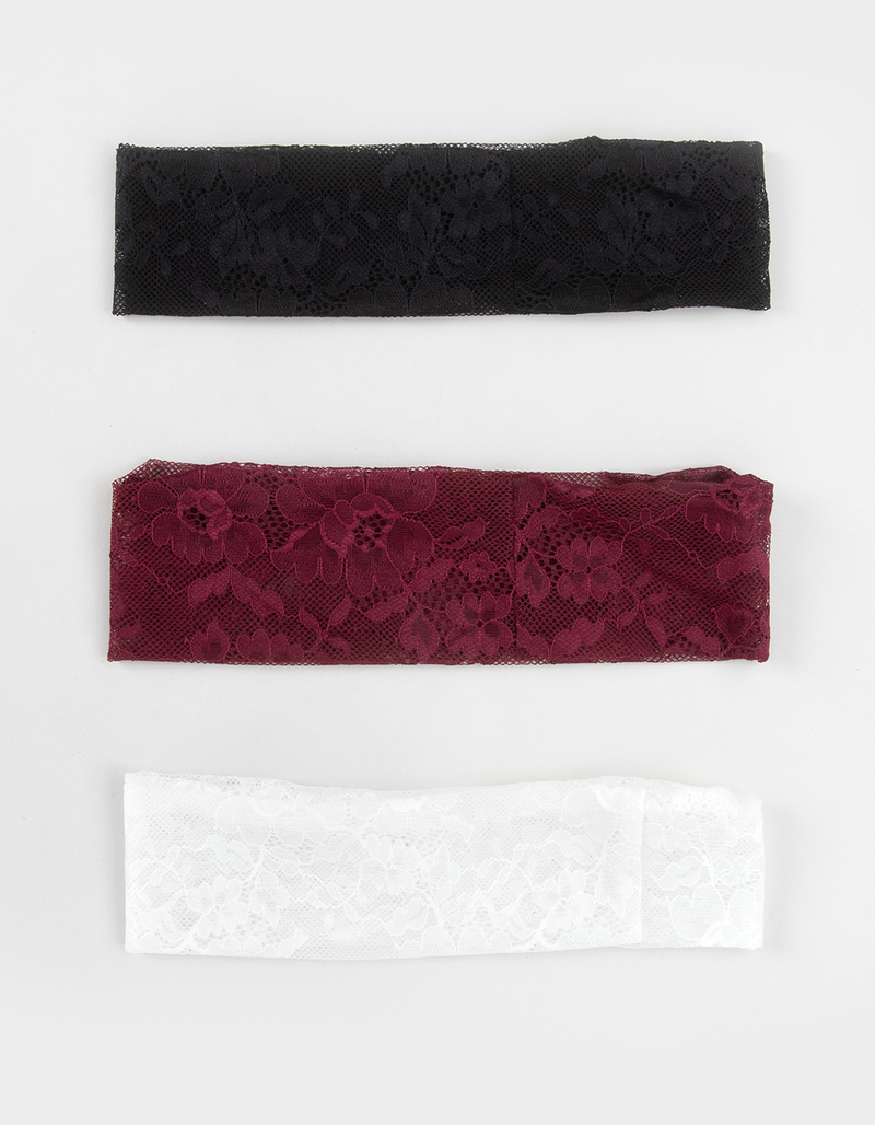 FULL TILT 3 Pack Lace Headbands image number 0