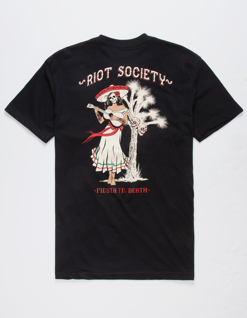 RIOT SOCIETY Fiesta Till Death Mens Tee image number 0