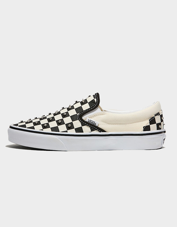 VANS Rhinestone Classic Checkerboard Womens Slip-On Shoes Primary Image
