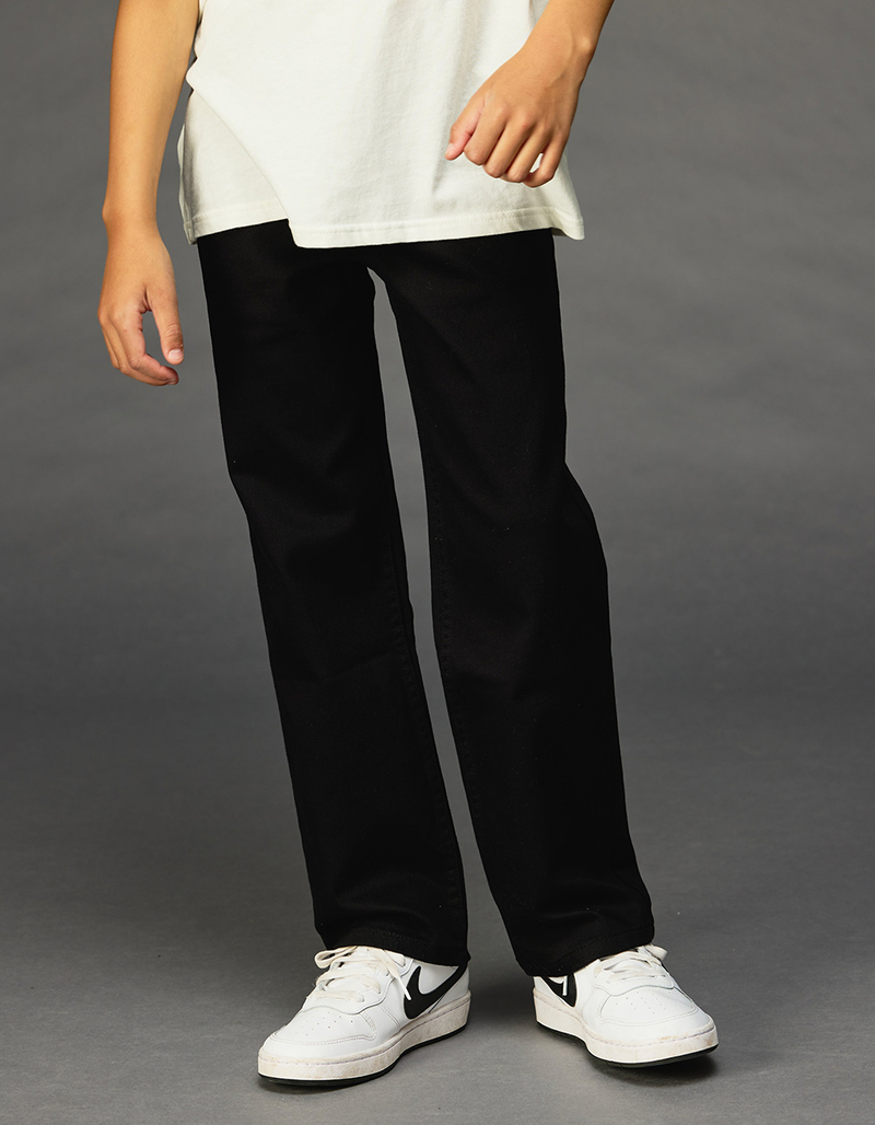 RSQ Boys Straight Black Jeans image number 6