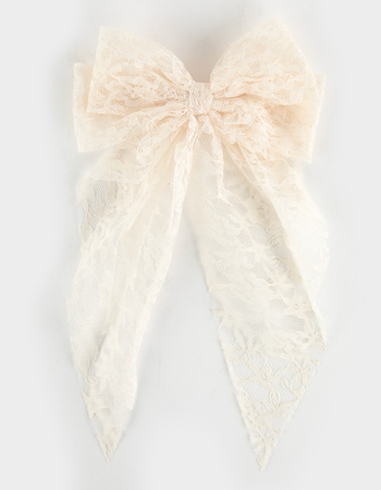 FULL TILT Oversized Lace Bow Clip Primary Image