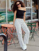 TILLYS Butter Soft Asymmetrical Off The Shoulder Womens Top image number 8