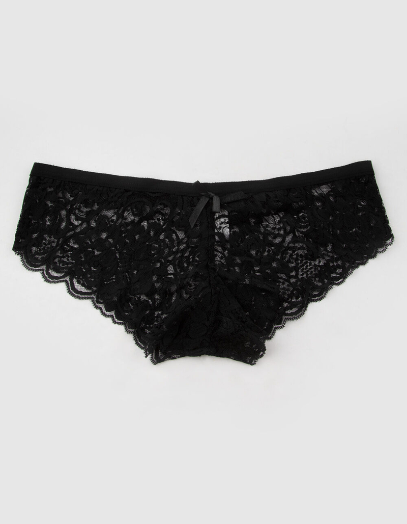 FULL TILT Lace Black Boyshorts - BLACK - L | Tillys
