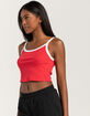 TILLYS Womens Ringer Tank Top image number 3