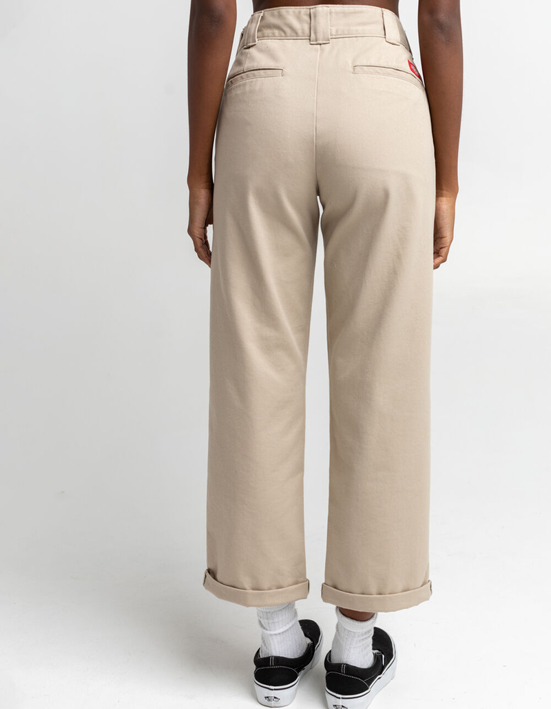 DICKIES Roll Hem Crop Wide Leg Pants Pants image number 3