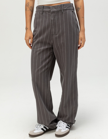 OBEY Mystery Womens Stripe Carpenter Pants Alternative Image