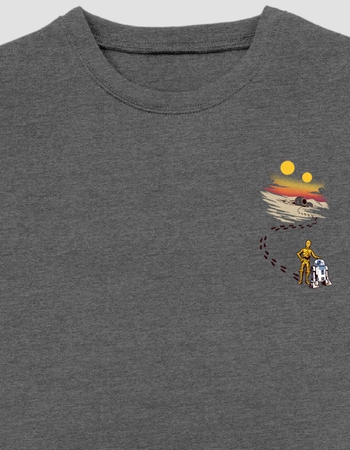 STAR WARS Desert Footprints Pocket Unisex Crewneck Sweatshirt Alternative Image