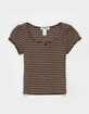 RSQ Girls Stripe Scoop Neck Top image number 1
