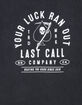 LAST CALL CO. Your Luck Ran Out Mens 2fer Long Sleeve Tee image number 3