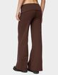 EDIKTED Petite Wide Leg Fold Over Pants image number 3