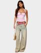 EDIKTED Caitie Striped Buckle Halter Top image number 5