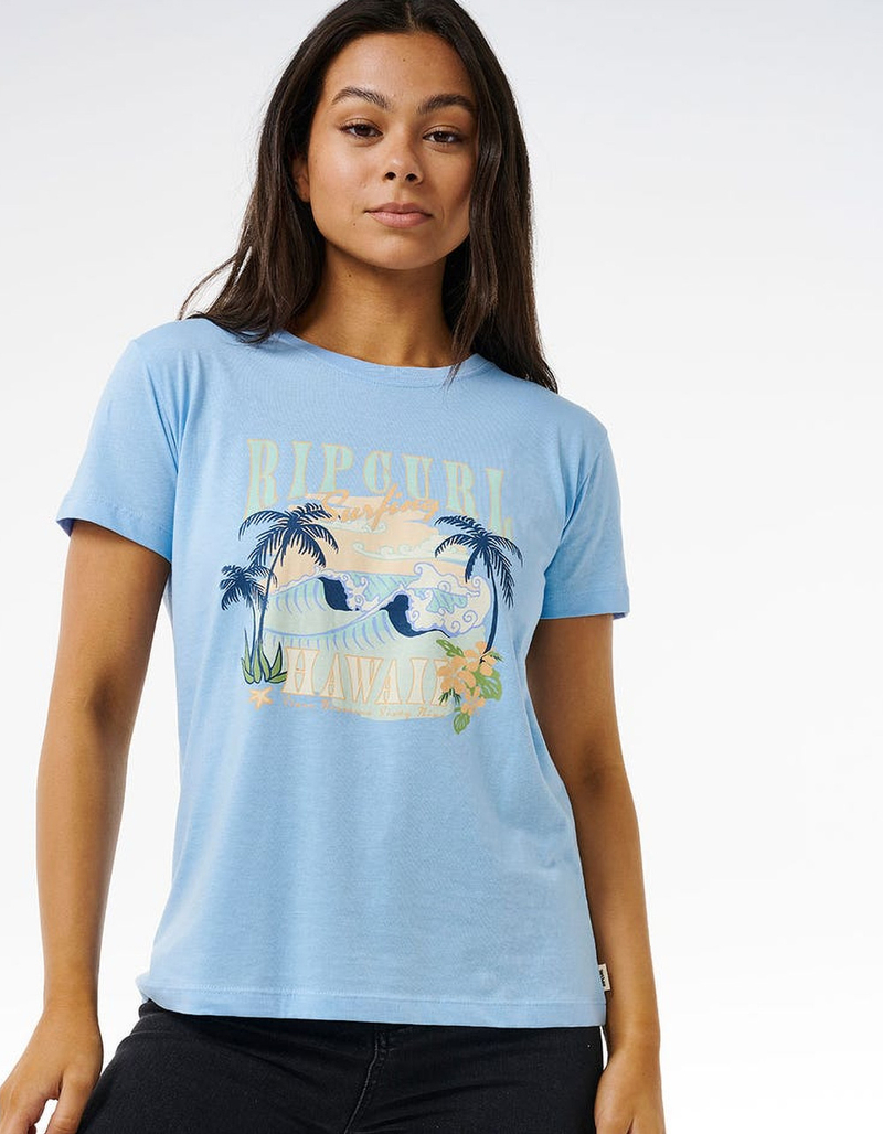 RIP CURL Paradise Palms Womens Tee image number 0