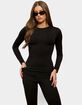 EDIKTED Coretta Long Sleeve Bodysuit image number 2
