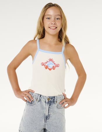 RIP CURL Sunshine Squad Girls Rib Tank Alternative Image