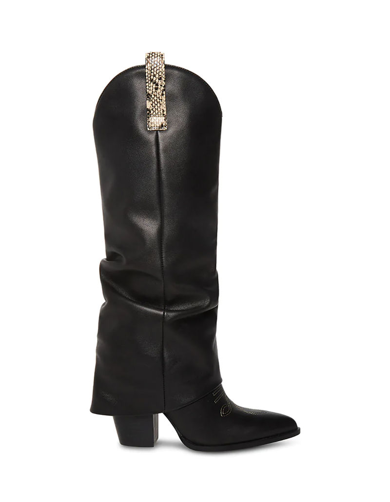 STEVE MADDEN Lassy Fold Over Western Womens Boots image number 2