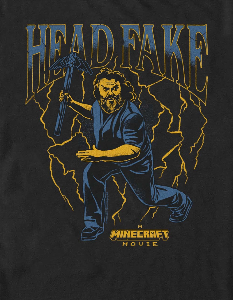 A MINECRAFT MOVIE Head Fake Steve Unisex Tee image number 1