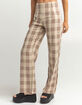 WEST OF MELROSE Rad In Plaid Womens Wide Leg Pants image number 2