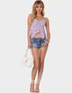 EDIKTED Orchid Sheer Lace Top image number 2