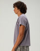 RSQ Mens Washed Shrunken Tee image number 5
