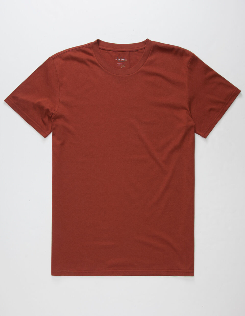 BLUE CROWN Solid Mens T-Shirt image number 0