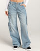 BDG Urban Outfitters Y2K Cyber Denim Womens Cargo Pants image number 2