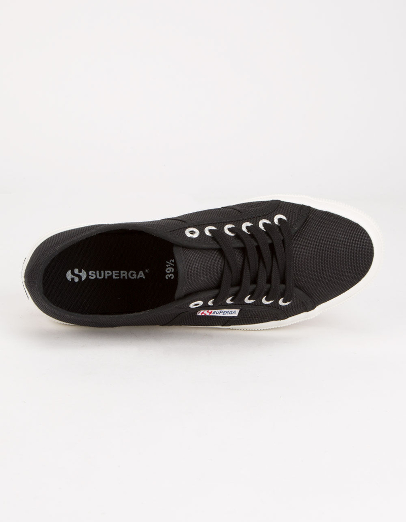 SUPERGA 2750 Cotu Classic Black & White Womens Shoes image number 2