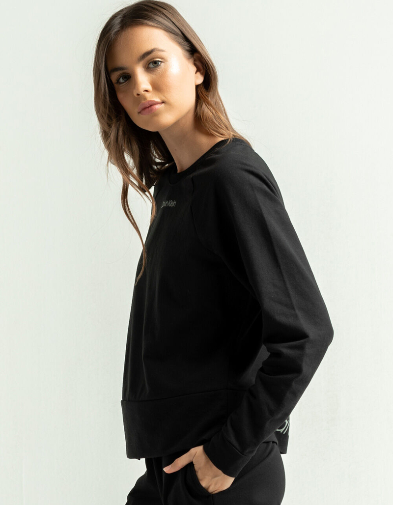 CALVIN KLEIN Womens Black Sweatshirt image number 1