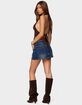 EDIKTED Chiara Denim Micro Skirt image number 4