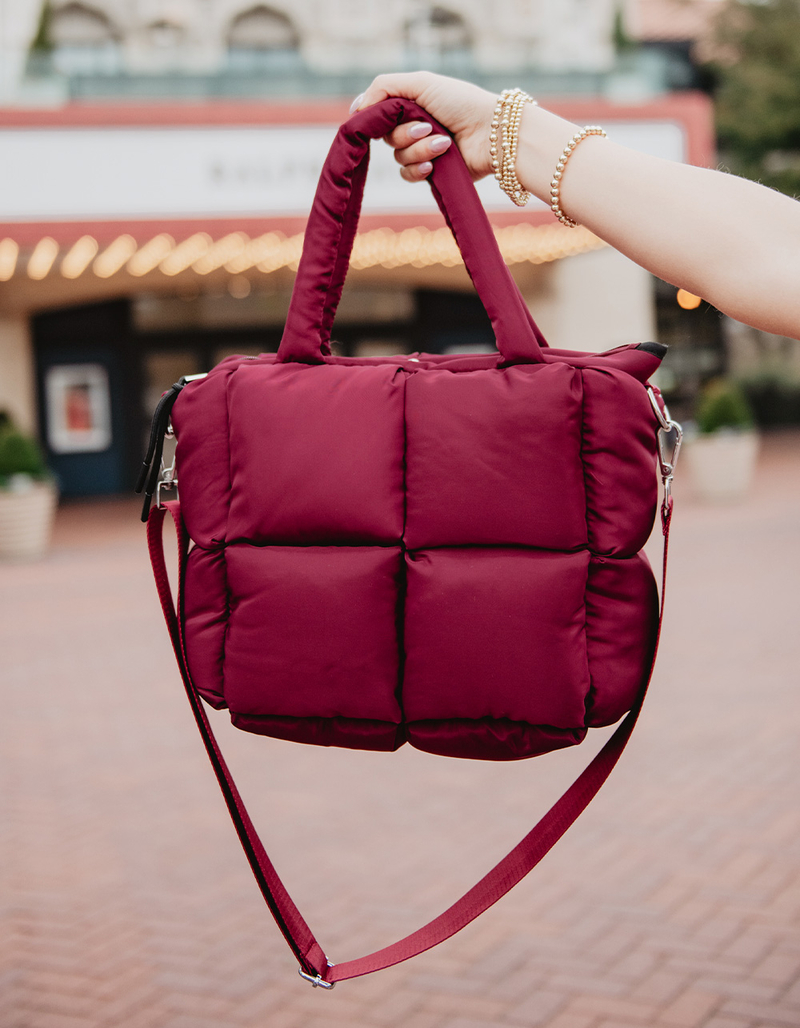 KATYDID Mini Puffer Tote Bag image number 7