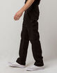 DICKIES Flex Regular Fit Straight Leg Tough Max Stonewashed Black Mens Duck Carpenter Pants image number 2