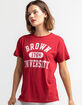 THE ORIGINAL RETRO BRAND Brown University Womens Oversize Tee image number 1