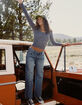 RSQ Womens Low Rise Straight Leg Jeans image number 11