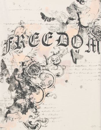 FULL TILT Freedom Girls Boyfriend Tee Alternative Image