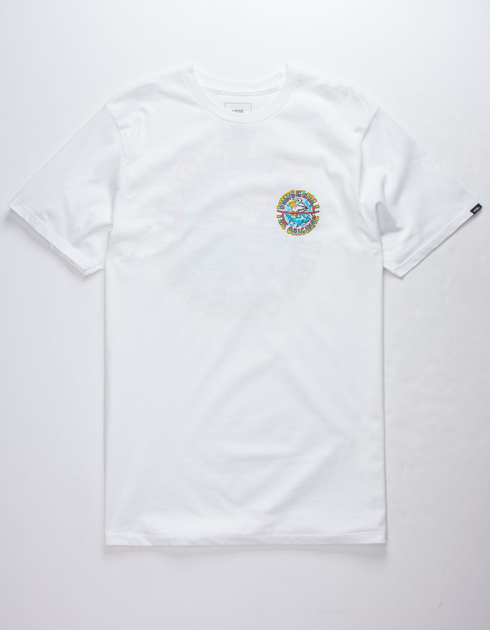 VANS Beach Leech Mens T-Shirt - WHITE 