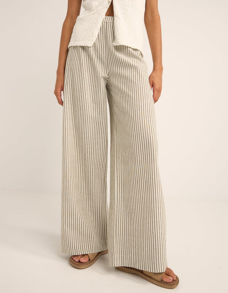 RHYTHM Valley Stripe Womens Wide Leg Pants image number 1