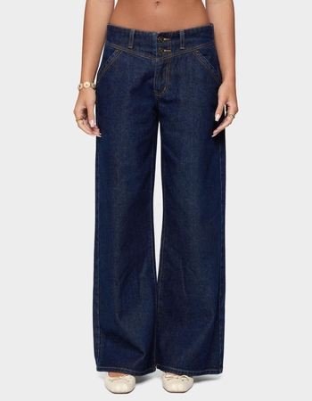 EDIKTED Meredith Low Rise Jeans Primary Image
