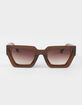 RSQ Lit Chunky Flat Square Sunglasses image number 2