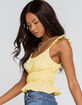 LUMIERE Ruffle Strap Womens Cami image number 2