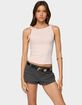 EDIKTED Chrissy Tie Strap Tank Top image number 1