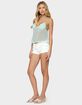 EDIKTED Sequin Sheer Mesh Babydoll Top image number 4