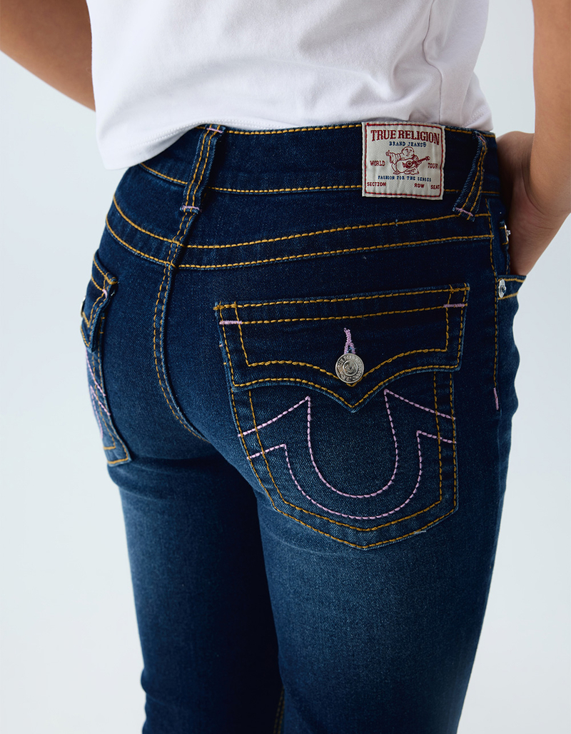 TRUE RELIGION Joey High Rise Girls Flare Jeans image number 3
