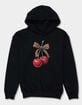 CHERRIES Leopard Bow Unisex Kids Hoodie image number 1