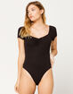 MIMI CHICA Cinch Front Bodysuit image number 1