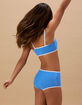 FULL TILT Texture Girls Bandeau Bikini Set image number 3